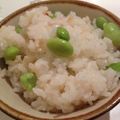 leobaughman's cooksnap of when they made 今夜は枝豆ご飯♪.