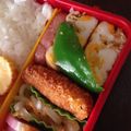 ﾊﾀﾊﾀ's cooksnap of when they made お弁当・お好み目玉♪.