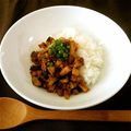 雅味みやび's cooksnap of when they made なすと豚ひき肉の味噌炒め.