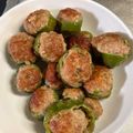 hisa☆kitty's cooksnap of when they made 【楽めし】簡単美味しい♡ピーマンの肉詰め.
