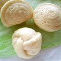 グルメグル's cooksnap of when they made 簡単結び/花巻（中華饅頭の皮）.