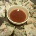 あしゃたろー's cooksnap of when they made 簡単　にらのチヂミ風.