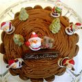 toca_bake's cooksnap of when they made ＊ブッシュドノエル 風 モンブラン＊.