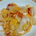 ゆうかちか's cooksnap of when they made 白菜とベーコンの玉子とじ.