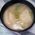 抹茶もつこ's cooksnap of when they made 酒粕お味噌汁.