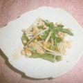 白いぐれーぷ's cooksnap of when they made わさび醤油で✿えのきと春菊.