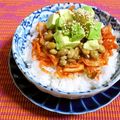 taruママ's cooksnap of when they made のせるだけ～！のスタミナ丼.