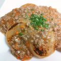 ひーゆーママ's cooksnap of when they made 大根ステーキの塩麻婆あんかけ.