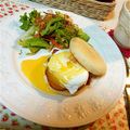 RieTomita's cooksnap of when they made 絶品エッグベネディクト.