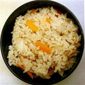 まりえりしょママ's cooksnap of when they made 人参と油揚げの炊き込みご飯.