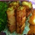 maaaarikon's cooksnap of when they made お弁当に◎エリンギとチーズのベーコン巻き.