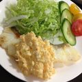 やぎえ's cooksnap of when they made ☆甘塩たらのムニエル タルタルソース☆.