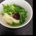 ayachame's cooksnap of when they made レタスとみず菜の餃子スープ♪.