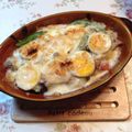 Hiちー's cooksnap of when they made おせちのお煮しめでみそチーズ和風グラタン.