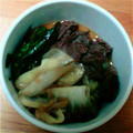 うにのしっぽ's cooksnap of when they made 超手抜き簡単すき焼き風丼.