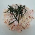 レゴ丸's cooksnap of when they made ボウルで簡単！たらこクリームパスタ♪.