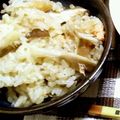 でかみなﾏﾏ's cooksnap of when they made 鮭としいたけの炊き込みご飯（バター風味）.