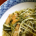 ぶんちゃんｚ's cooksnap of when they made みず菜と油揚げの煮浸し.