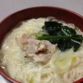 ころぱん！'s cooksnap of when they made 簡単適当！鶏塩ネギにゅうめん（そうめん）.
