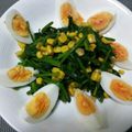 chokomashu's cooksnap of when they made もやし★ほうれん草★コーンのサラダ♪.