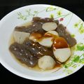 シルビアのり's cooksnap of when they made 手綱こんにゃくと里芋の煮物みそだれ.