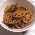 ひトみ's cooksnap of when they made とり皮とごぼうとれんこん炒め.