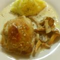 brati's cooksnap of when they made チキンとキノコのクリームソースライス♪.