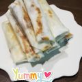 ＭｉｙａＣｏ's cooksnap of when they made 簡単☆長ねぎとチャーシューの春巻き.