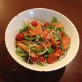 のはらちひろ's cooksnap of when they made スモークサーモンサラダ.