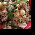 KahoPad's cooksnap of when they made こまつなっとうチャーハン☆.
