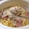 popin1to3's cooksnap of when they made 簡単！あるもので、クリームパスタ☆.