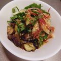 ❀まいねこ❀'s cooksnap of when they made レンジで簡単【茄子のお浸し】茗荷大葉生姜.