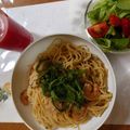 ぷっくりさん。's cooksnap of when they made 簡単♪アンチョビと大葉のおつまみパスタ.