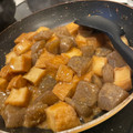 ☆にっしん☆'s cooksnap of when they made 味が染みてる！厚揚げこんにゃく味噌煮込み.