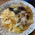 ばたみそーぱん☆'s cooksnap of when they made キャベツと豚肉の♥あんかけ肉チャーハン♫.