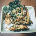 ♡おおとり♡'s cooksnap of when they made 人参の葉っぱのかき揚げ.