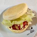 スーパーリンクス's cooksnap of when they made ソーセージトマトマフィンサンド.
