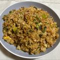柴犬のお顔☆'s cooksnap of when they made 長ネギチャーハン.
