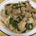 まりっコぐらし's cooksnap of when they made ☆豚ばらのスタミナ丼☆.