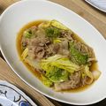 ★ころんたん★'s cooksnap of when they made 豚バラとしらたき・白菜のすき煮風.