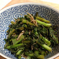 sora＊iro's cooksnap of when they made 大根葉とちりめんのさっと炒め.