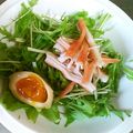 olive11's cooksnap of when they made 水菜とかにかまのドレッシング和え.