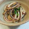 chyaaki's cooksnap of when they made イカの塩ガーリック炒め.
