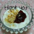 陽翔mam 's cooksnap of when they made ✿ジャムきな粉に♡ヨーグルト✿.