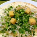 さぁ★たぁ★'s cooksnap of when they made 餃子の皮de和風ピザ.