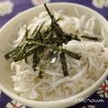 milk＊crown's cooksnap of when they made シラス丼.