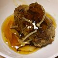 JunpJump's cooksnap of when they made 牛こまハンバーグ☆和風きのこあん.