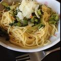 らる33's cooksnap of when they made 簡単♪おみ漬けパスタ.