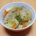 きょむきょん's cooksnap of when they made 大根→鶏→白菜☆蒸し煮.
