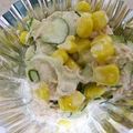 otousanghn's cooksnap of when they made ツナときゅうりのサラダ 混ぜるだけ簡単よ.